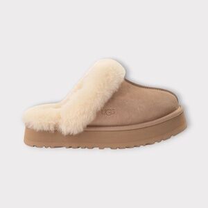 Women's UGG Disquette Slippers in Sand Suede. 1122550